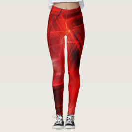 Legging Preto Vermelho colagens modernas estilosas descola