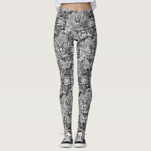 Legging preto vivo no litoral rural