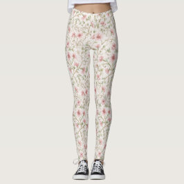 Legging Pretty Pink Flowers