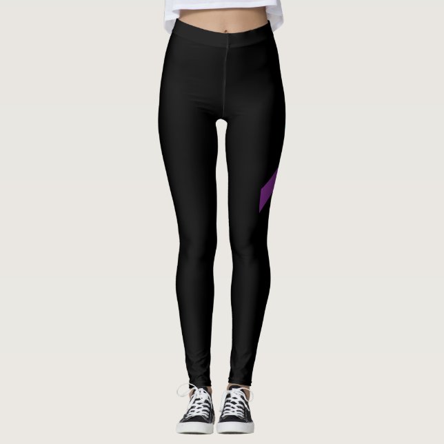 Legging Prevenção ao Suicídio de Fita Roxa Tea (Frente)