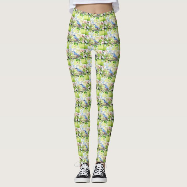 legging primavera azul-ave (Frente)