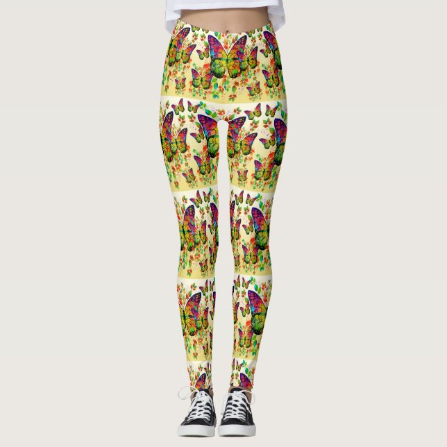 LEGGING PRIMAVERA BOTTERFLIS NATUREZA COLORIDA (Frente)