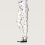 Legging Primavera de Aquarelas - Mulheres Botânicas De Flo<br><div class="desc">Primavera de Aquarelas Leggings Botânicas De Flores Selvagens</div>