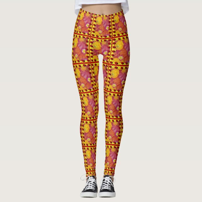 Legging Primavera Floral Art (Frente)