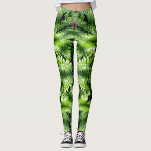 Legging Primavera Green Ferns