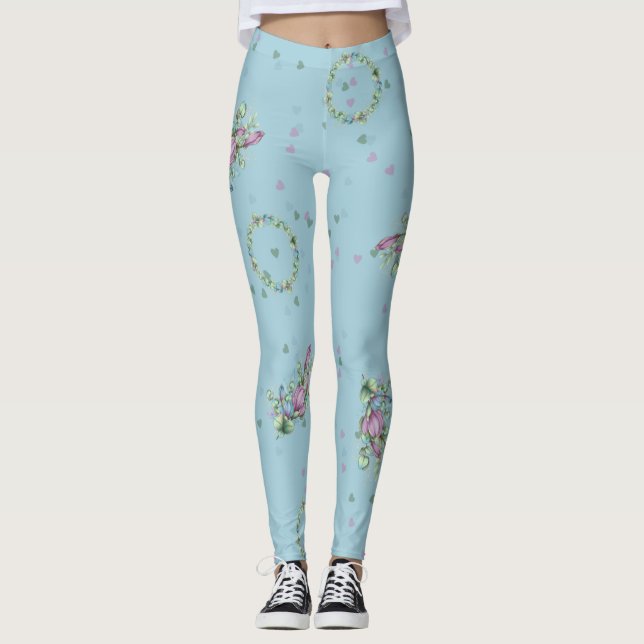 LEGGING PRIMAVERA LUZ AZUL (Frente)