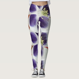 Legging Primavera Mood Abstrato e Pernas de Flores