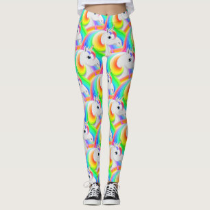 Legging Princesa Unicórnio do arco-íris LGBT
