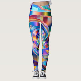 Legging Prismatic Spiral Symphony