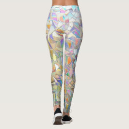 Legging Prismatic Stained Glass Effect - Rainbow Prismatic