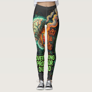 Legging Processador Sobrecarregado por Excesso de Pensamen