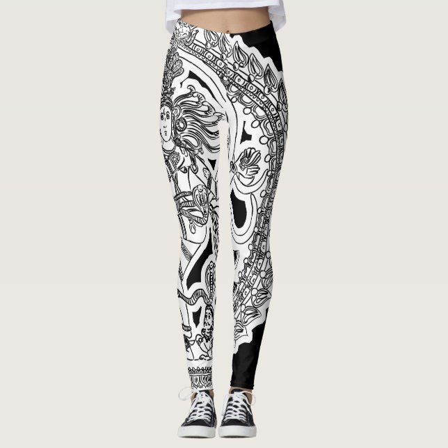 Legging Produto de elefante iluminado (Frente)