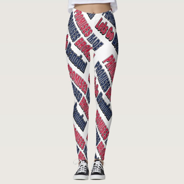 Legging Promessas feitas - Promessas quebradas FJB (Frente)
