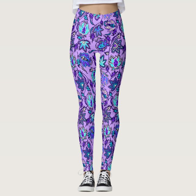 Legging Protea Batik Hawaiian Tropical Floral (Frente)