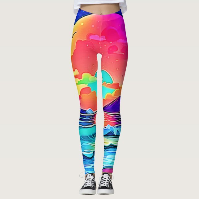 Legging Proteção solar vibrante (Frente)