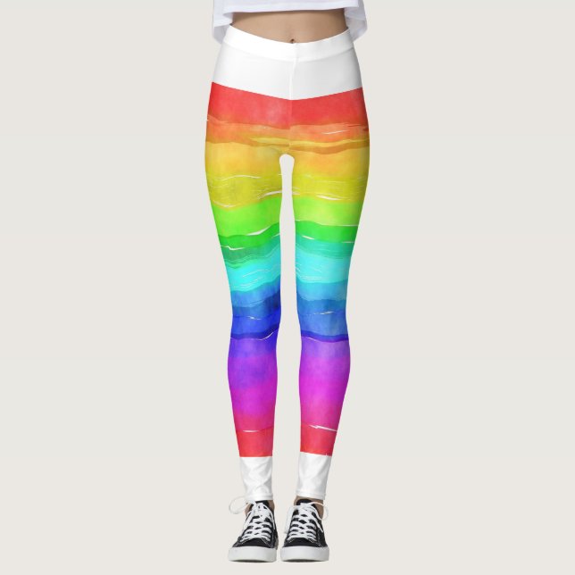 Legging Psicodélica Hippy Retro Peace Art (Frente)