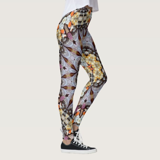 Legging Psychedelic Mandala Retro Hippie Trippy Boho Chic (Direita)