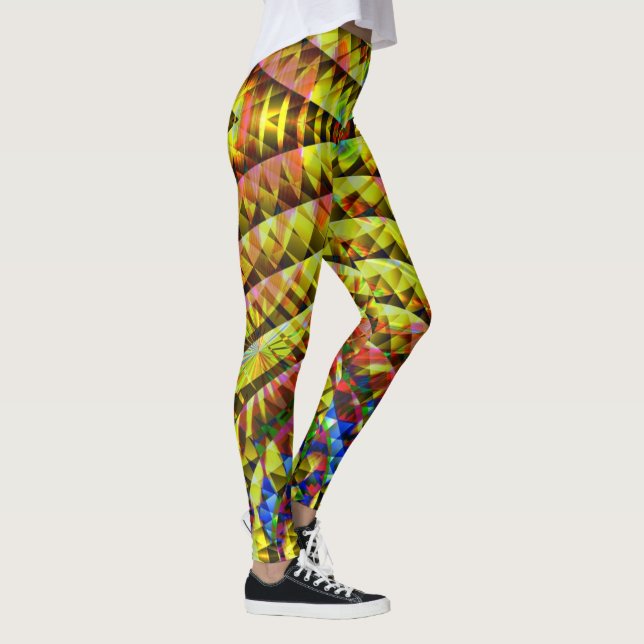 Legging Psychedelic Tribal Sunshine V1 (Direita)