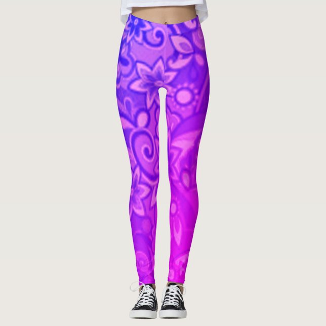 Legging Pucci Roxo Funky (Frente)