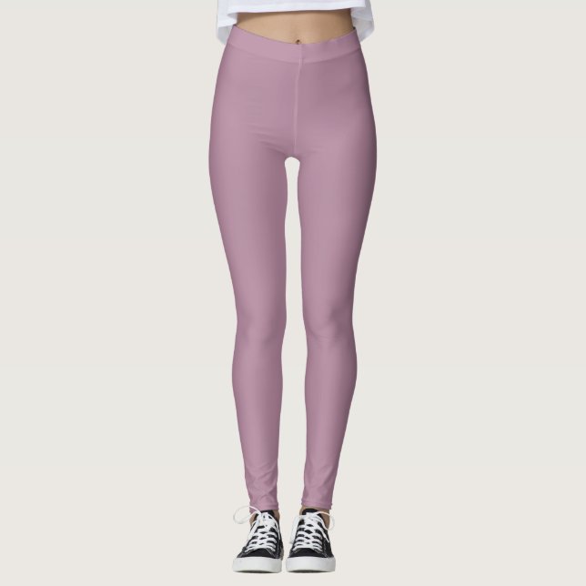 Legging Puce Solid Blank Color (Frente)