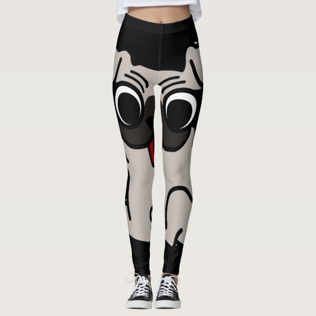 Legging Pug Feliz (Frente)