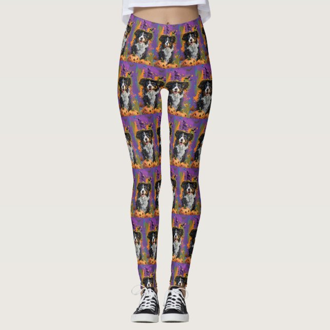 Legging Pumpkin de bruxa-das-bruxas-das-bruxas-australiana (Frente)
