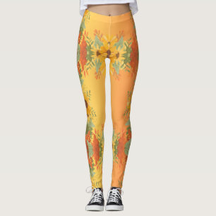 Legging Pumpkin Spice Queda Outono Colheita Ação de Graças