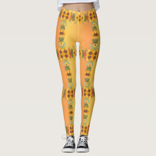 Legging Pumpkin Spice Queda Outono Colheita Ação de Graças