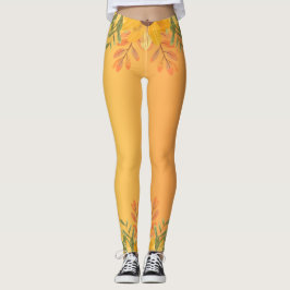 Legging Pumpkin Spice Queda Outono Colheita de Ação de Gra