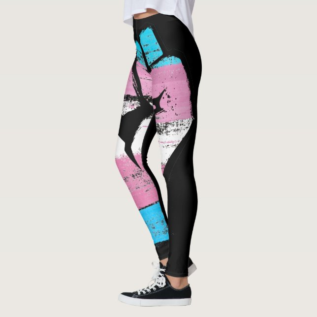 Legging Punho de Orgulho Trans (Esquerda)