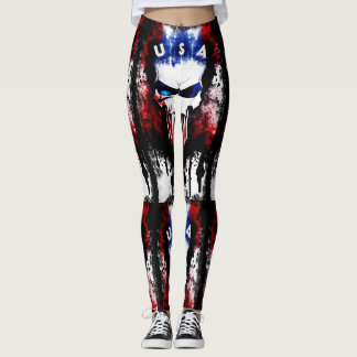 Legging Punisher Patriótico (EUA)