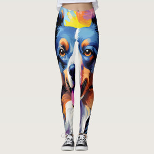 Legging Puppy Watercolor