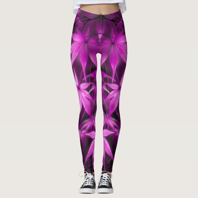 Legging purple autumn sport (Frente)