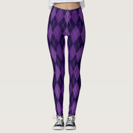 Legging Purple Fuentes Argyle