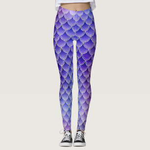 Legging Purple mermaid glow