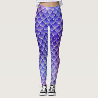 Legging Purple mermaid glow