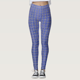 Legging Púrpura e tons de Cinza, Azulejo geométrico