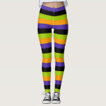 Legging Púrpura Laranja Negro Greve de Testemunha no Dia d<br><div class="desc">Pernas</div>