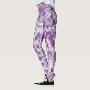 Legging Púrpura Tie Dye