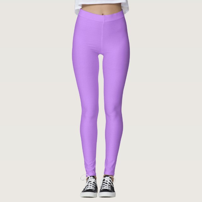 Legging Púrpura Trendy Popular Yoga Mulheres (Frente)