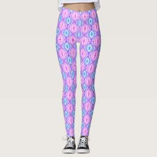Legging Quadrado Geométrico e Diamante