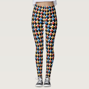 Legging Quadrados Coloridos