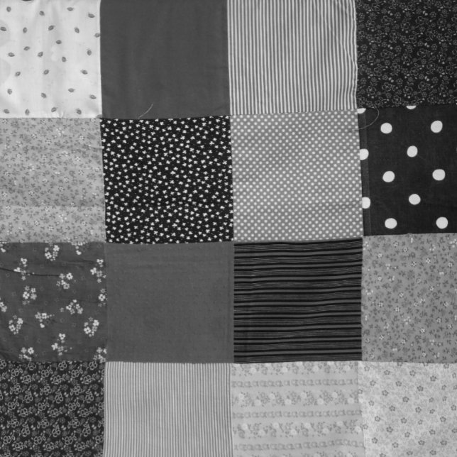 Legging quadrados de tecido de patchwork com retro monocro (Criador carregado)