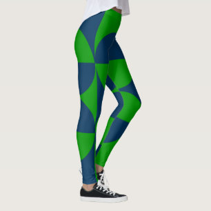 Legging Quadrados e Círculos Bauhaus