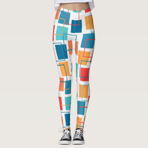 Legging Quadrados e contornos