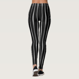 Legging Qualquer cor com tiras prateadas