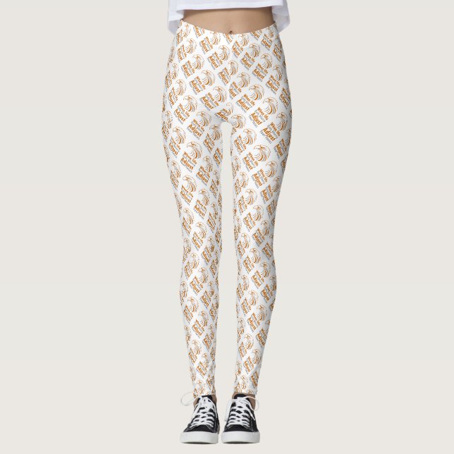 Legging Quando a vida fica embaçada ajuste o foco (Frente)