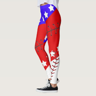 Legging Quarto da estação de basebol de julho