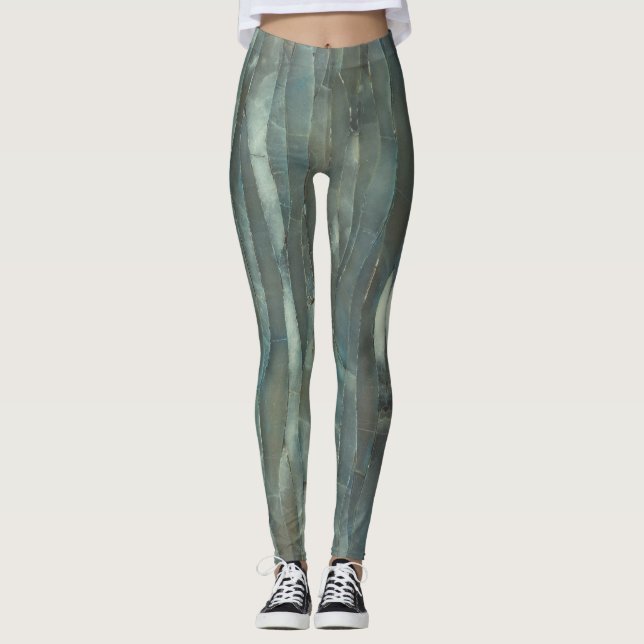 Legging Quartzo verde (Frente)