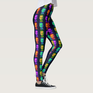 Legging Quatro Abraham Lincolns Pop Art